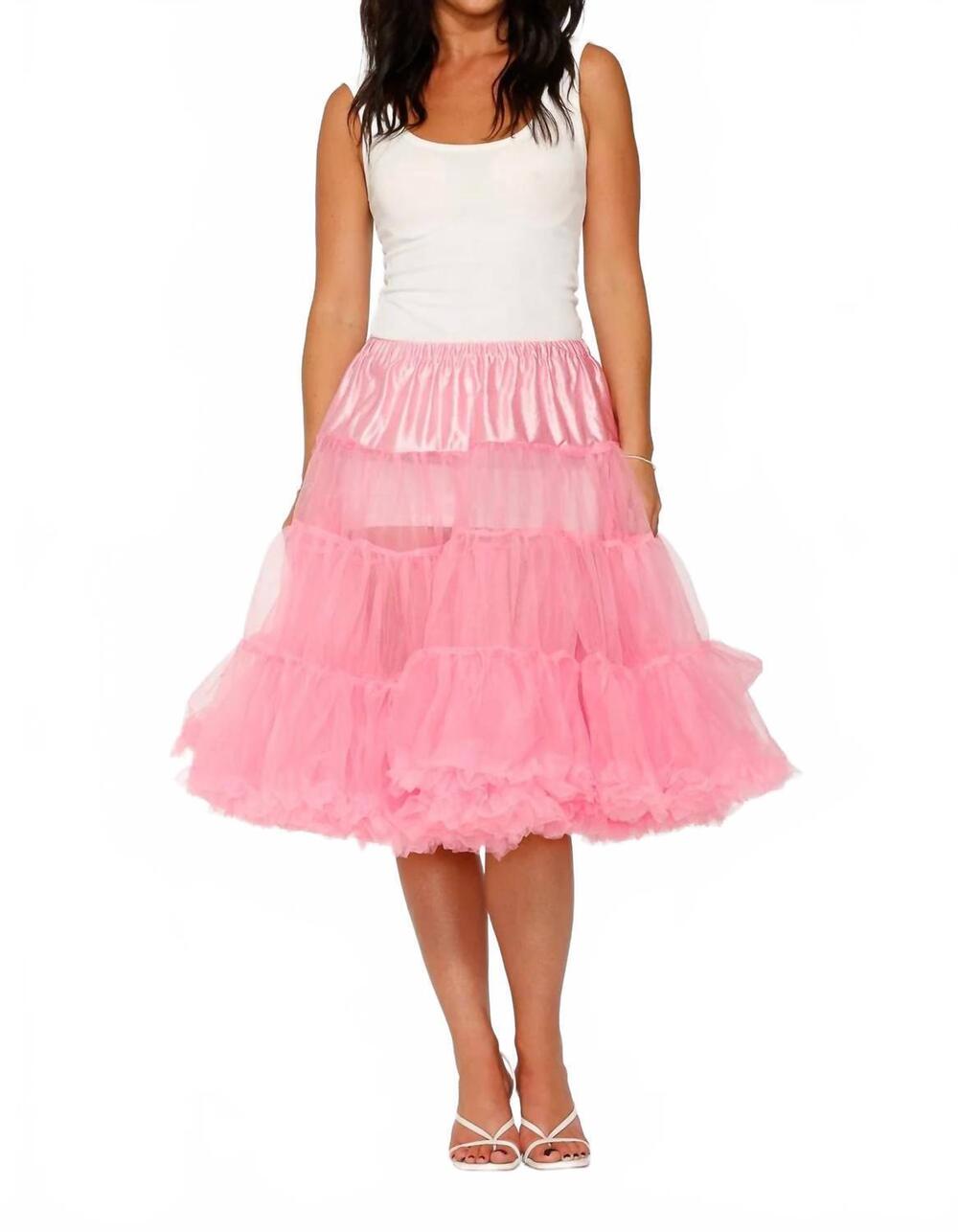 NEW ORCHID BLOOM petticoat skirt in pink